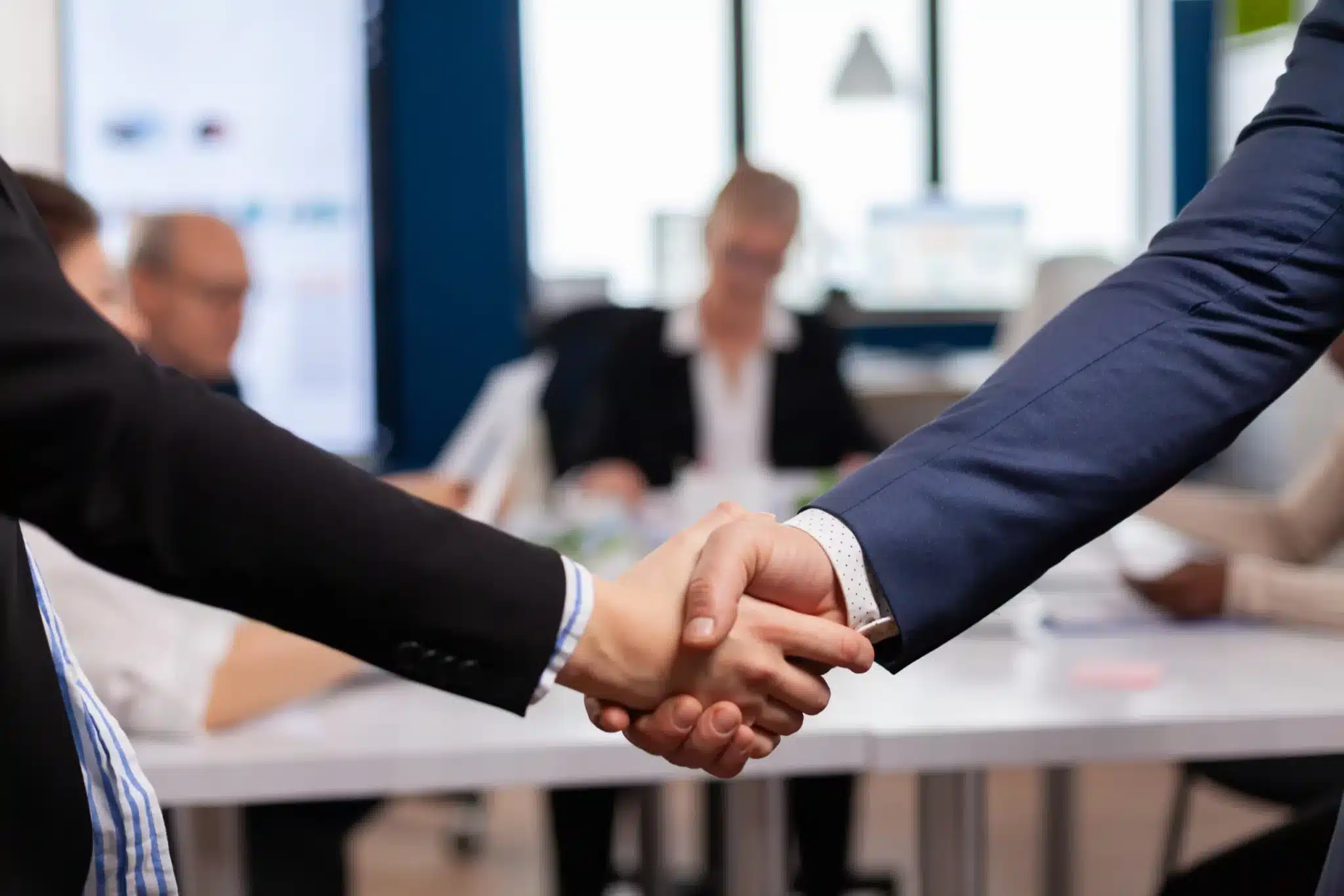 shaking hands